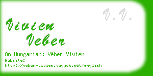 vivien veber business card